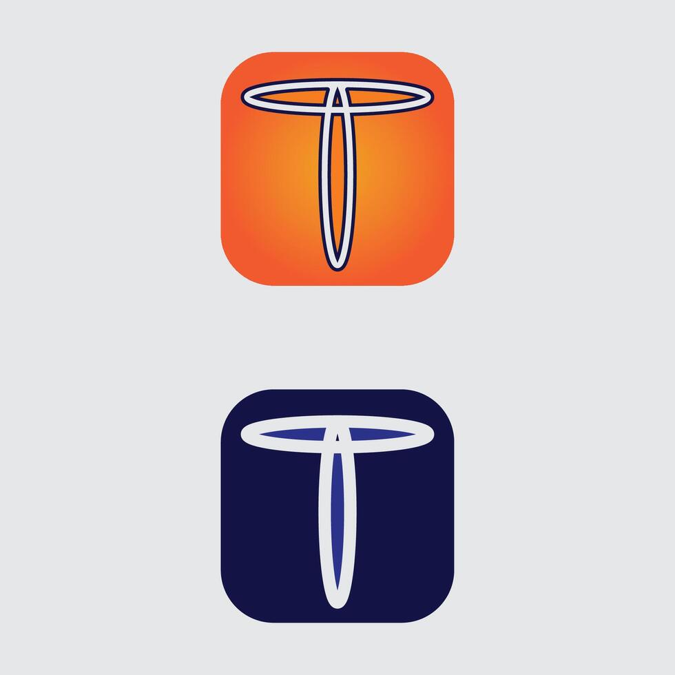 letter T logo image and font T design graphic vector