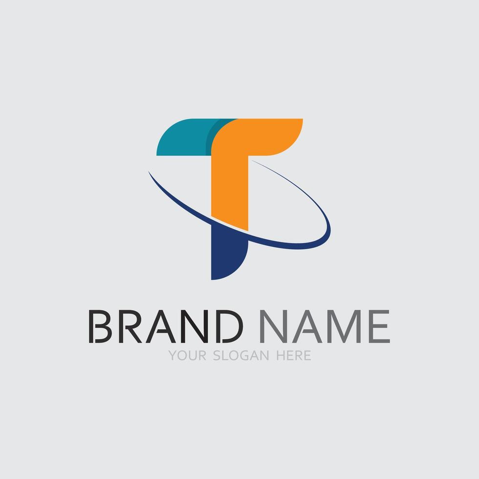 letter T logo image and font T design graphic vector