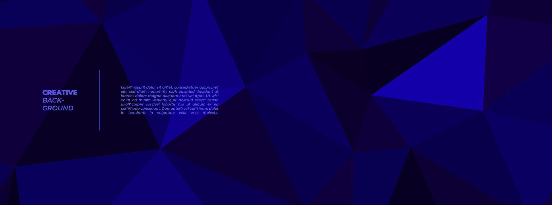 elegant dark blue banner background vector