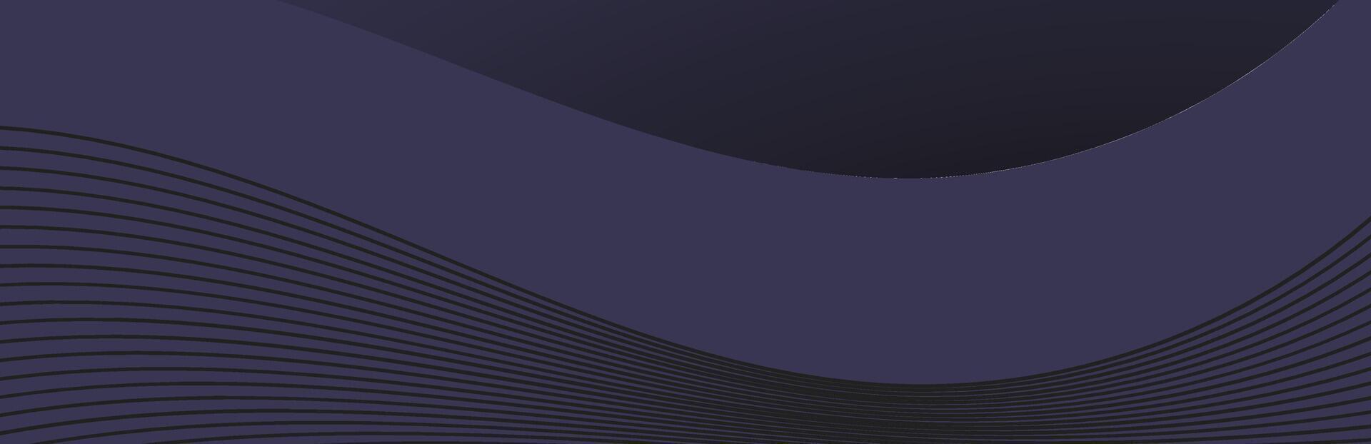 abstract halftone background made of curved lines in dark blue colors vector