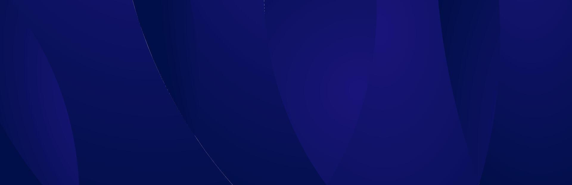 abstract halftone background made of curved lines in dark blue colors vector