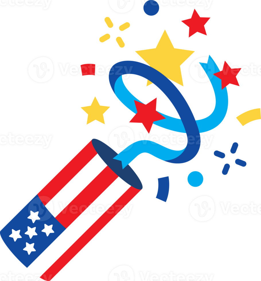 confetti 4 july usa icon png