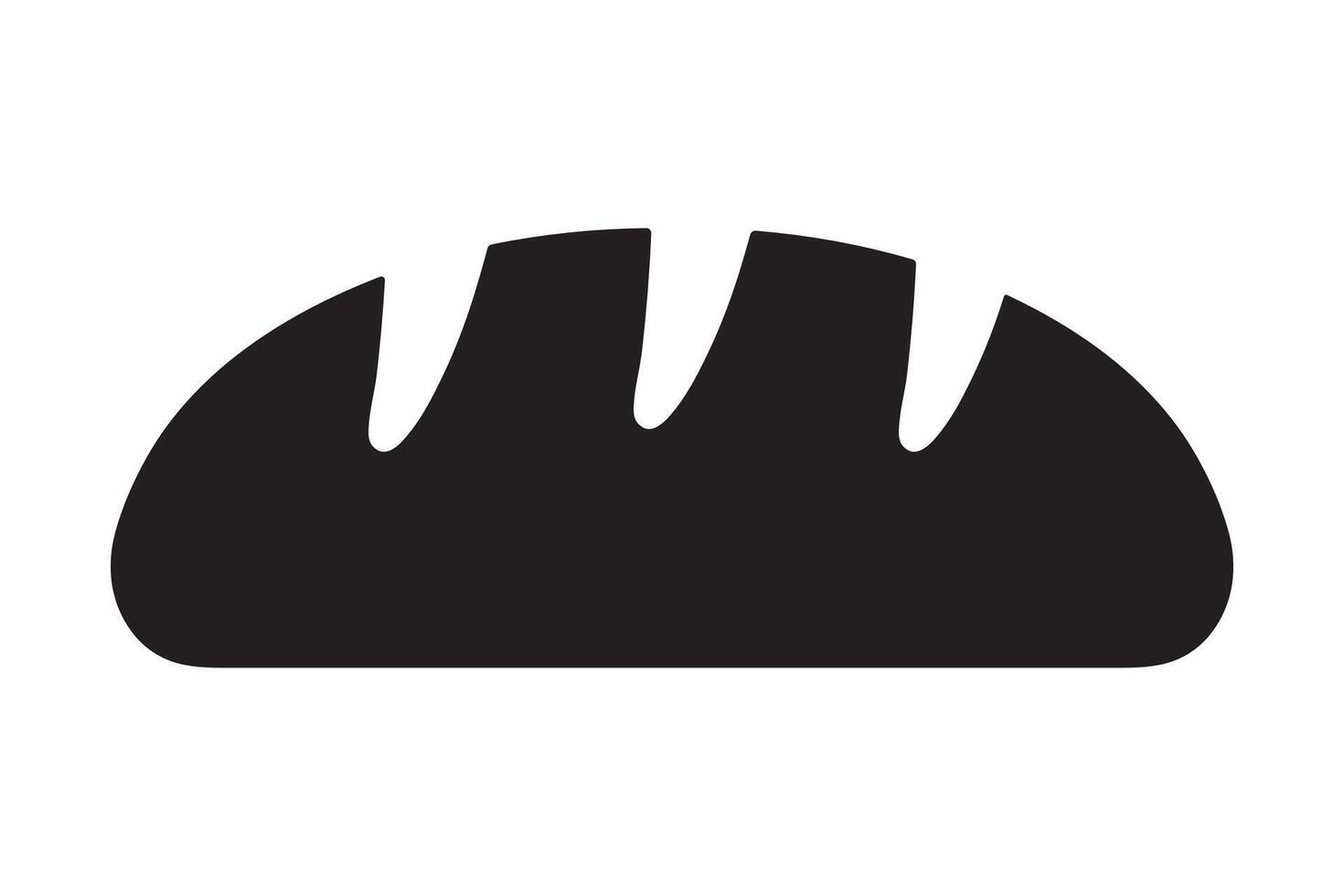 Bread icon, bread loaf icon. vector