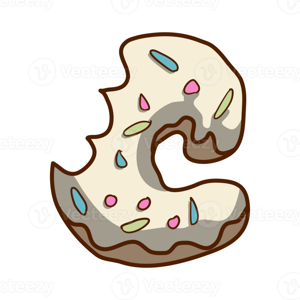 Sweet Cookie Alphabet png