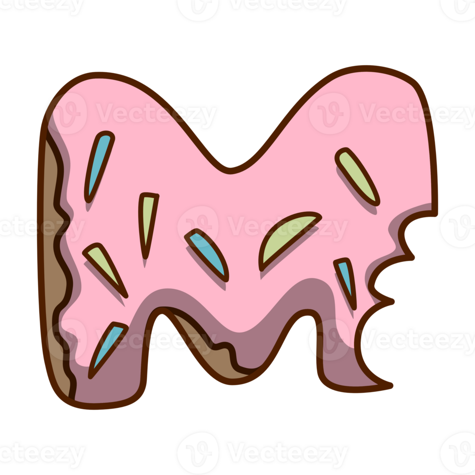 Sweet Cookie Alphabet png