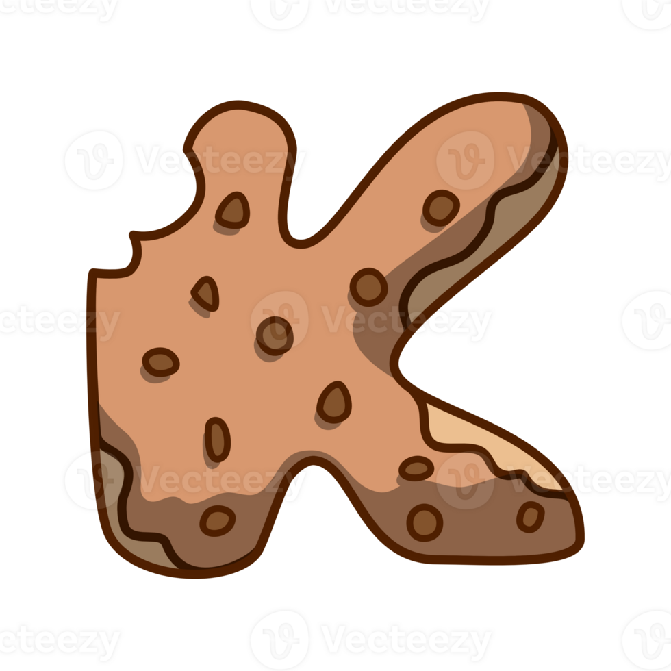 Sweet Cookie Alphabet png
