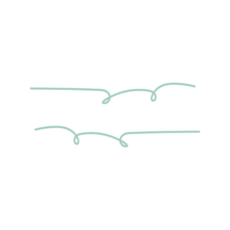 Cute doodle shape element vector