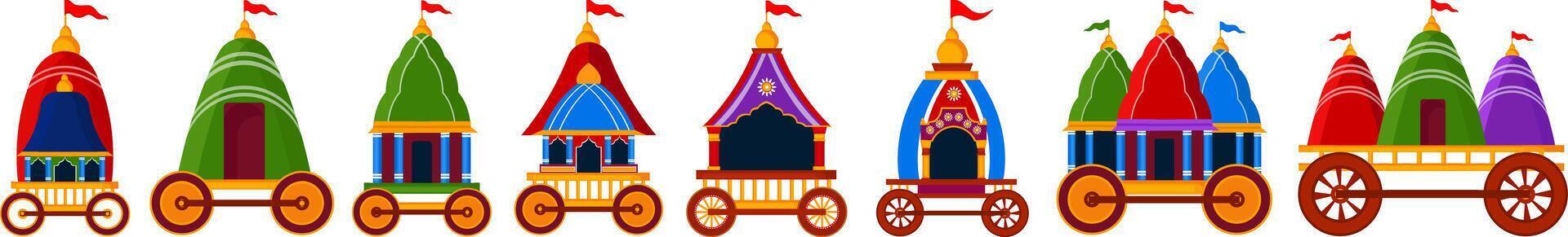 Jagannath Rath Yatra Social Media Poster, Banner, Web Banner , Print Design vector