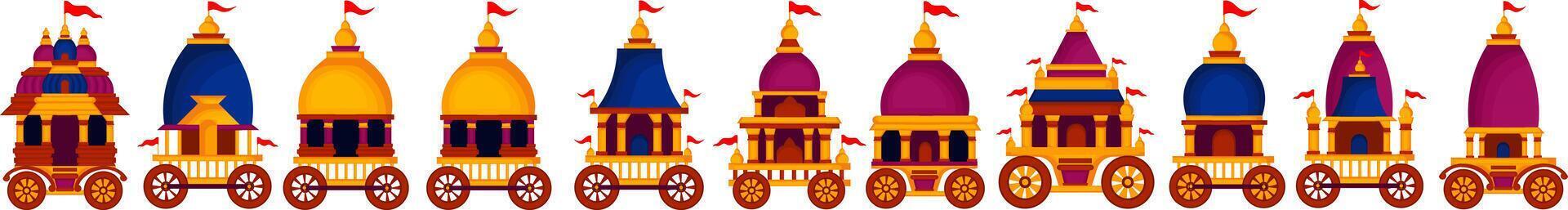 Jagannath Rath Yatra Social Media Poster, Banner, Web Banner , Print Design vector