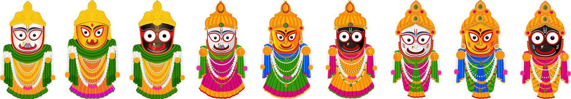Jagannath Rath Yatra Social Media Poster, Banner, Web Banner , Print Design vector