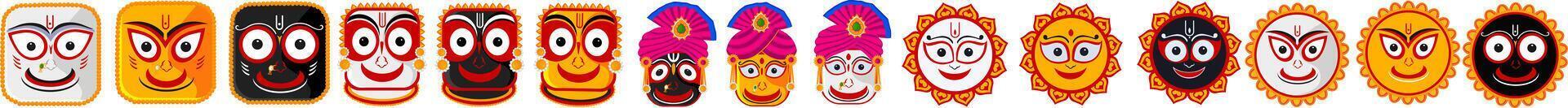 Jagannath Rath Yatra Social Media Poster, Banner, Web Banner , Print Design vector