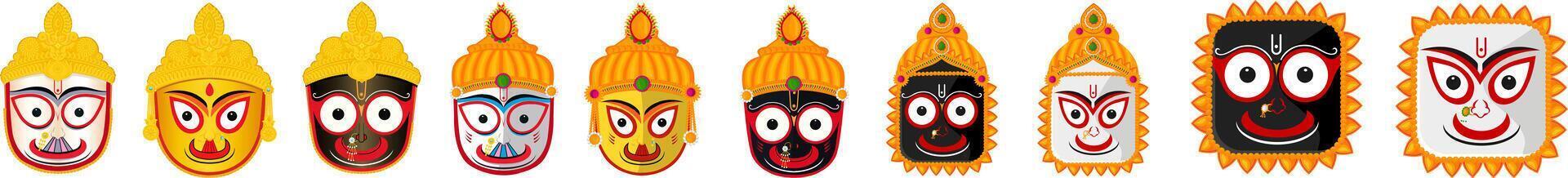 Jagannath Rath Yatra Social Media Poster, Banner, Web Banner , Print Design vector