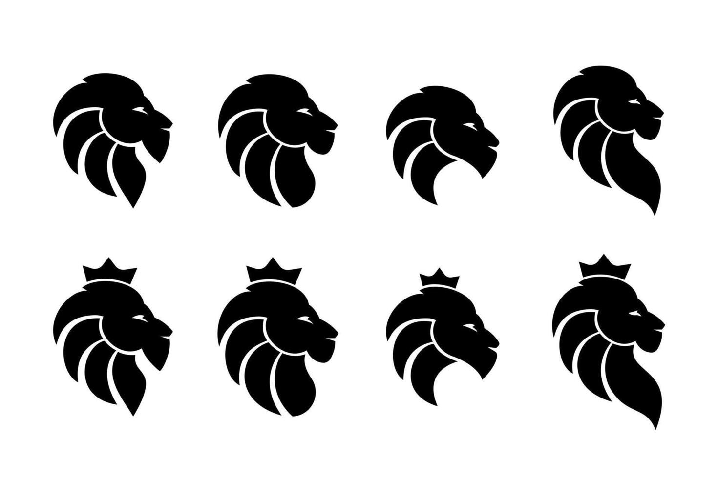 Lion Symbols for Logo and Branding vector