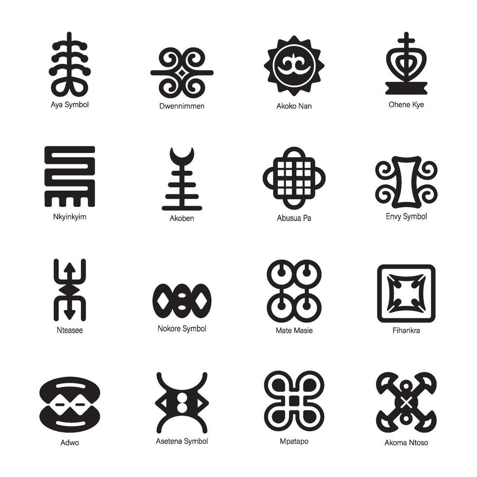 Ready to use solid icon of aya symbol vector