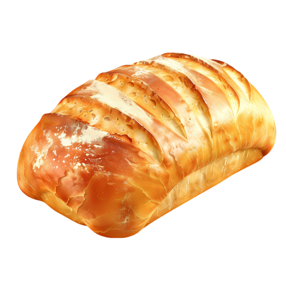 Golden Crust Loaf of Bread png