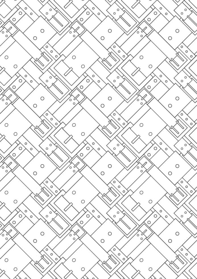 Hand drawn black and white belts pattern. Background for websites. vector