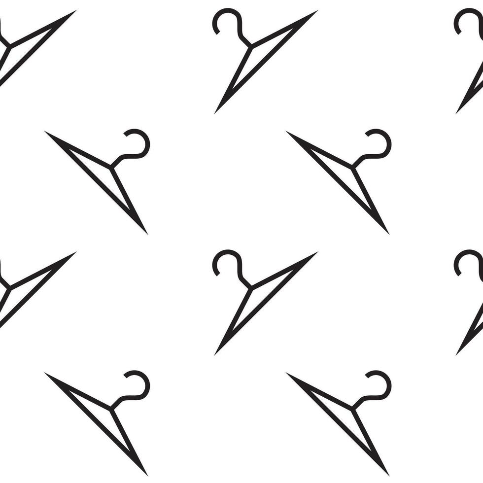 Simple hanger dynamic pattern vector