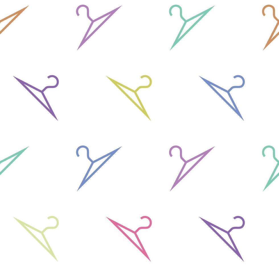 Simple hanger dynamic pattern vector