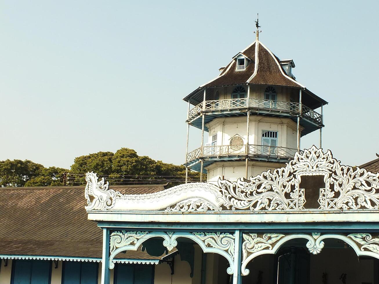 Surakarta, Central Java, Indonesia May 14, 2024. Historical Building of Kasunanan Surakarta Hadiningrat Palace. This palace is a fragment of the Mataram Kingdom photo