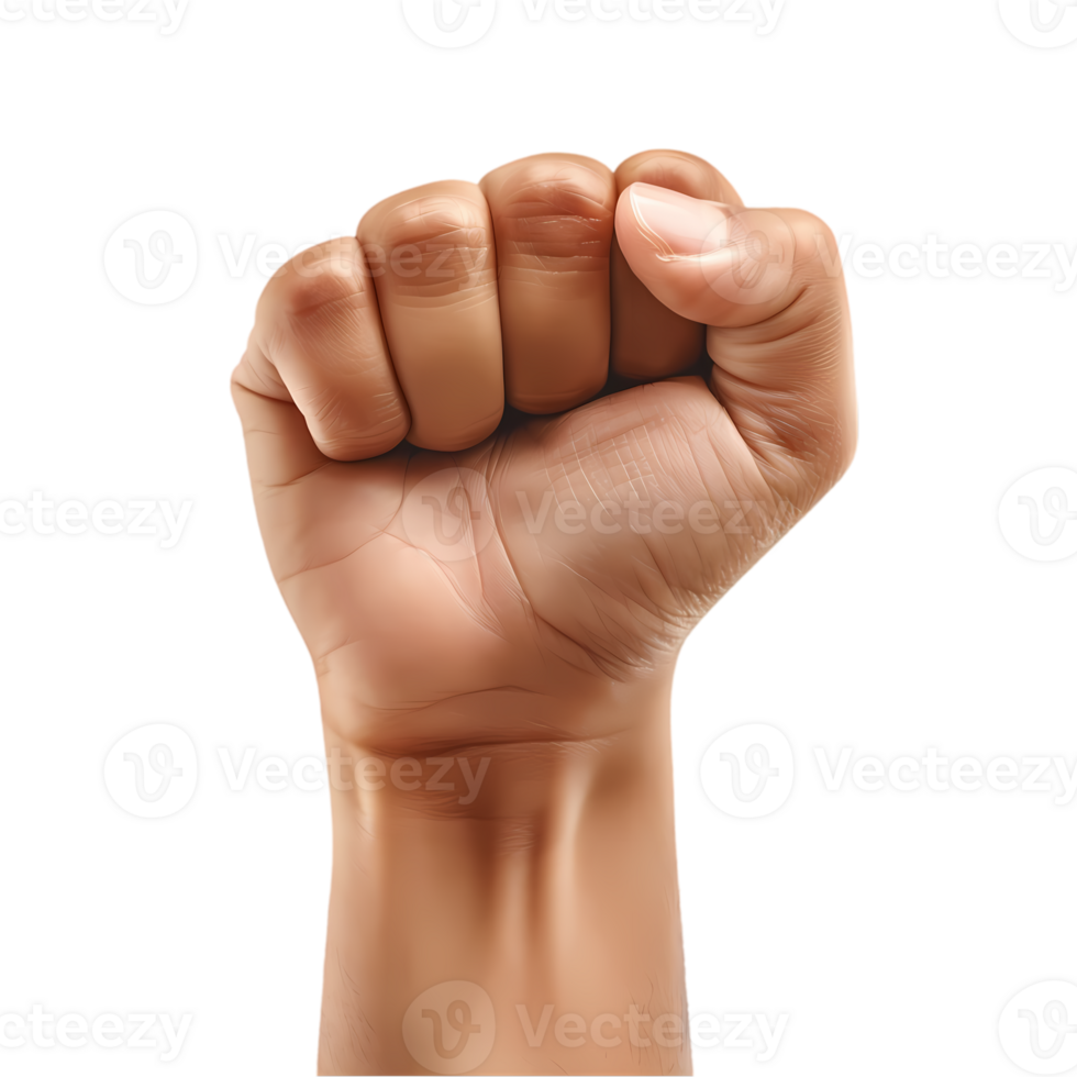 Closeup of a Clenched Fist 46801599 PNG