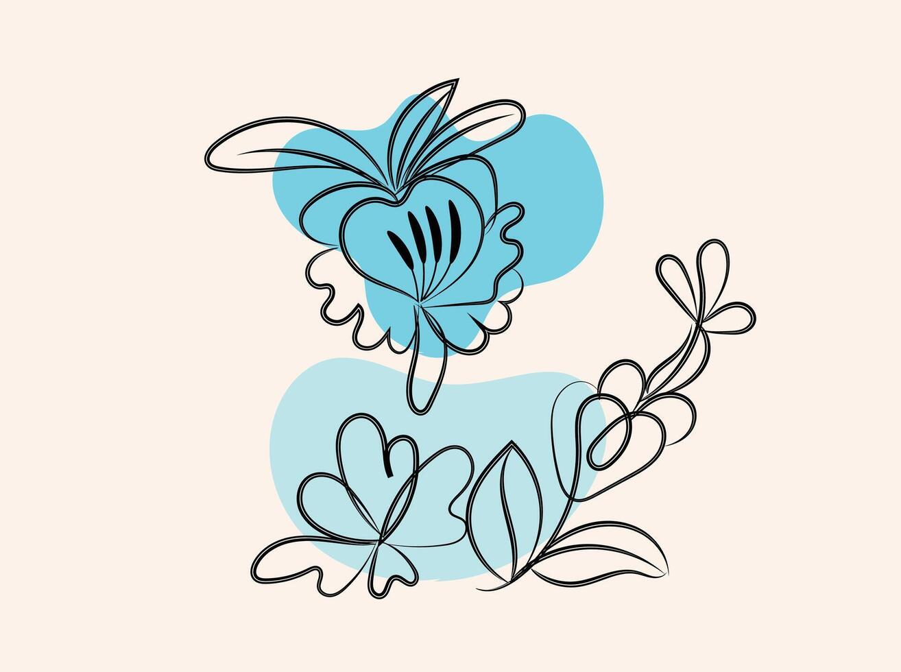 Hand drawn stencil element collection vector