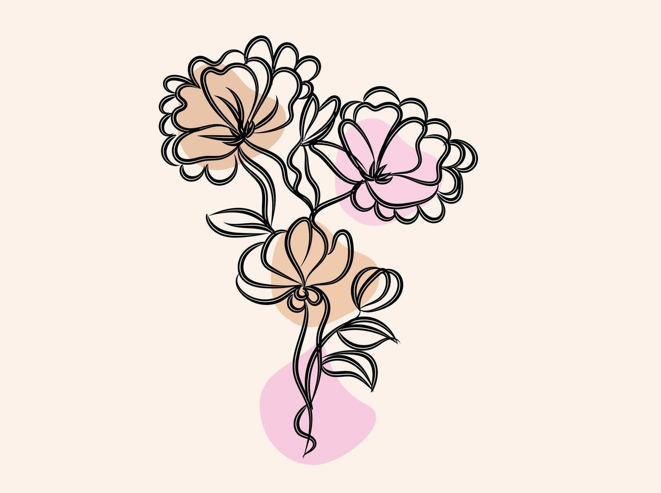 Hand drawn stencil element collection vector