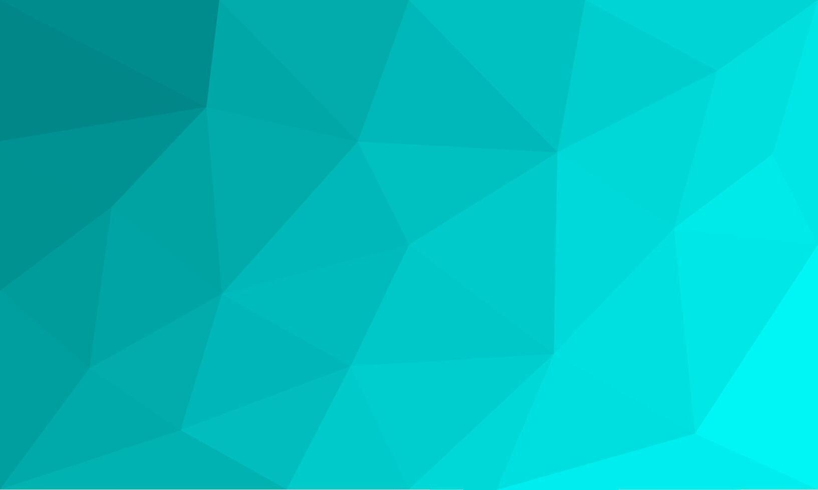 Abstract elegant cyan blue background. Polygon geometric abstract pattern illustration template. Mosaic concept vector