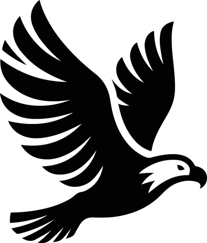 Bird black illustration vector