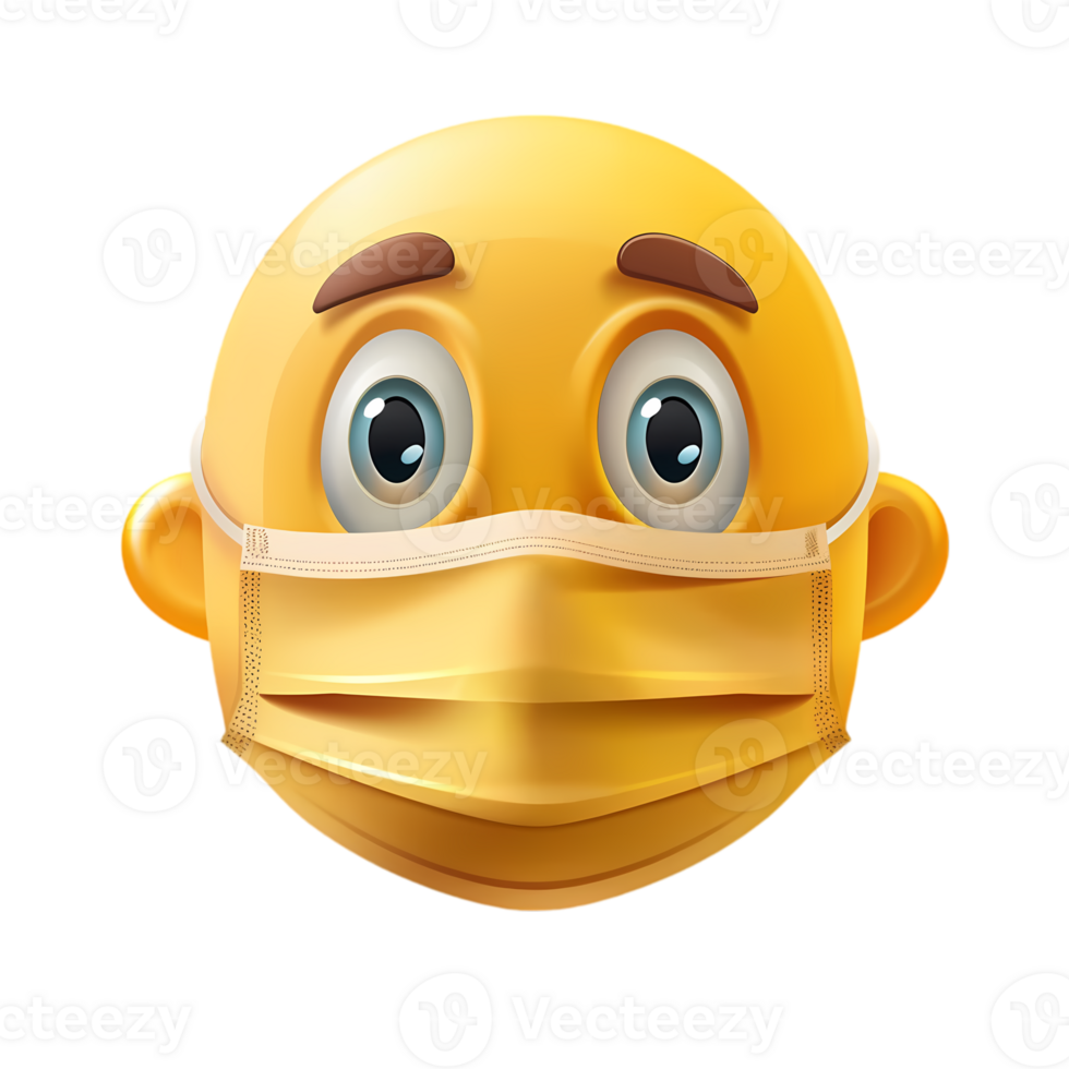 Emoji Wearing a Protective Face Mask png