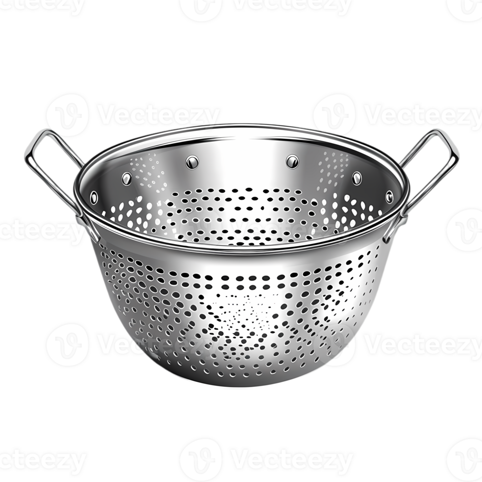 Stainless Steel Colander with Handles 46802975 PNG