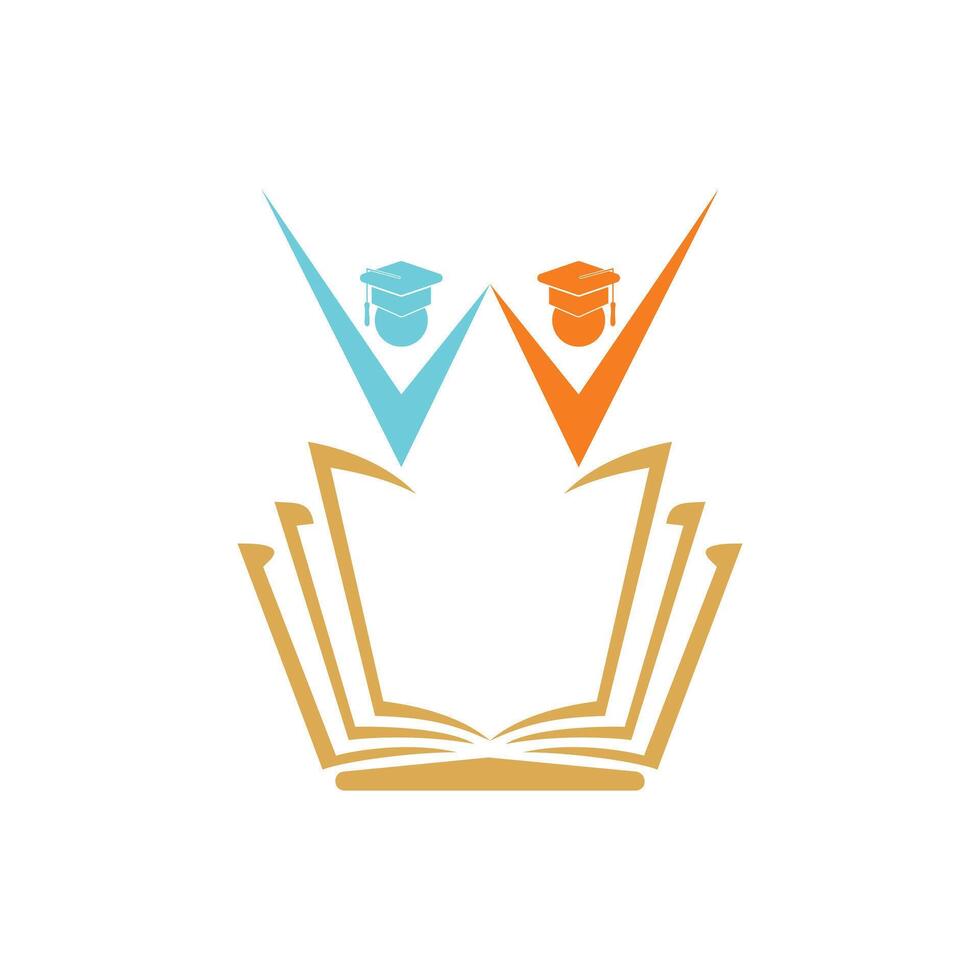 Study logo design with creative modern concept and business premium golden vector