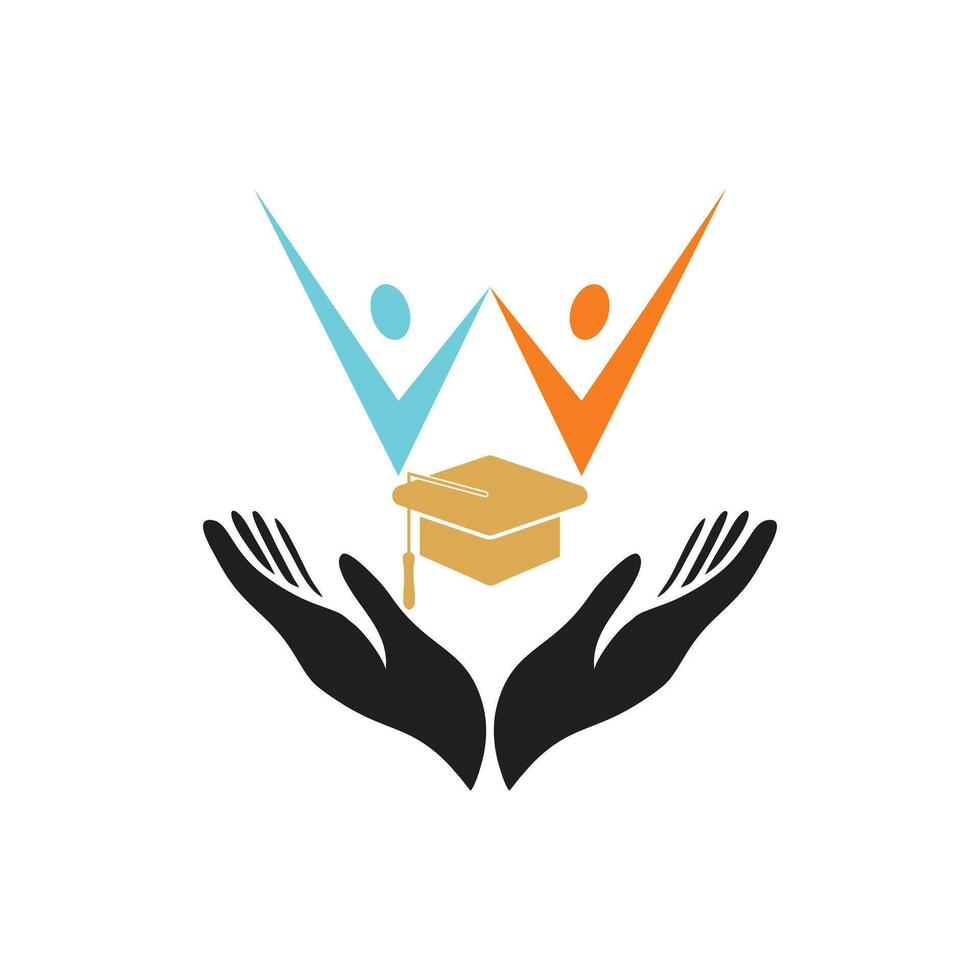 Study logo design with creative modern concept and business premium golden vector