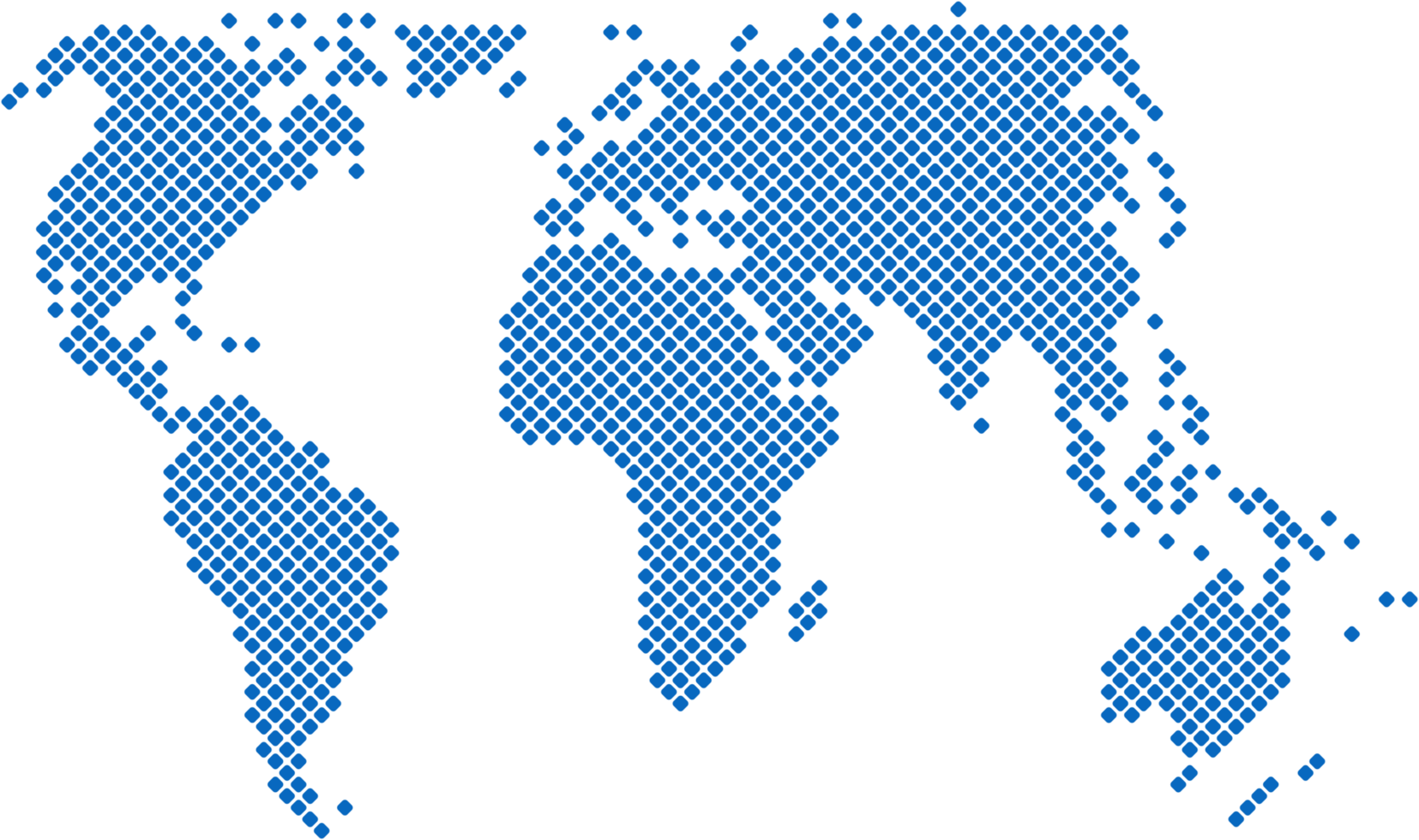 Round edge square shape world map. png