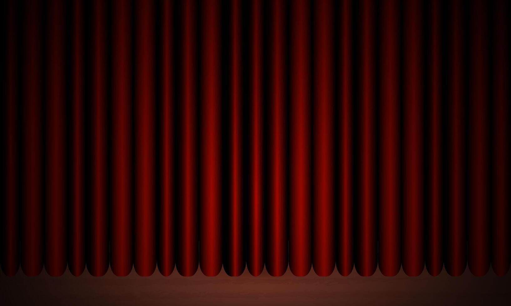Red curtain background illustration. Celebration grand openning party happy concept vector