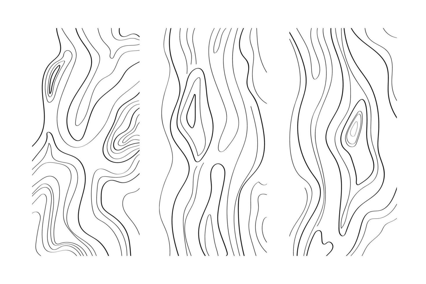 Wood texture imitation black lines on white background design. Abstract wood texture hand drawn brush stroke sketch texture. vector