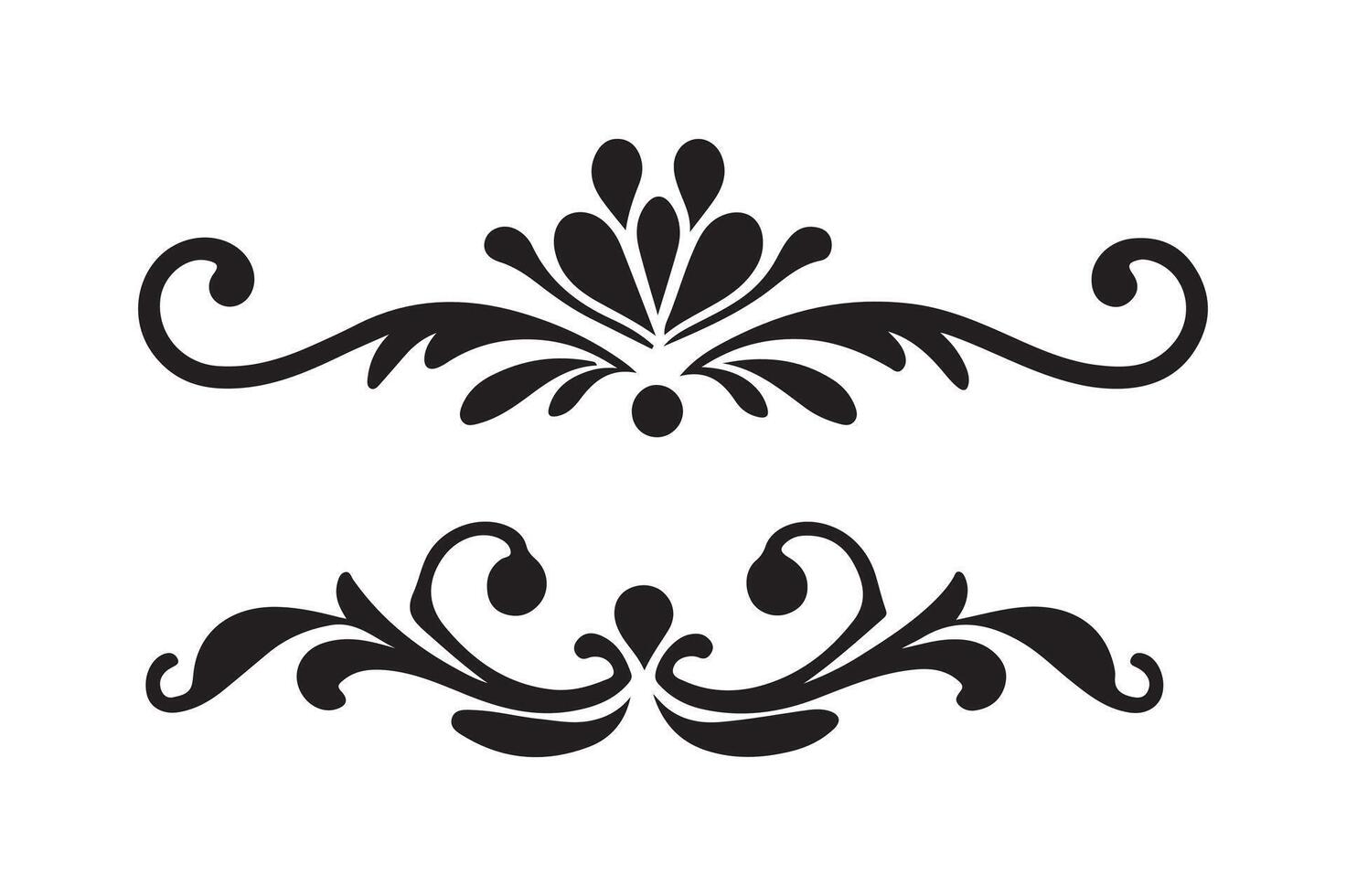 decorative corners and vector
