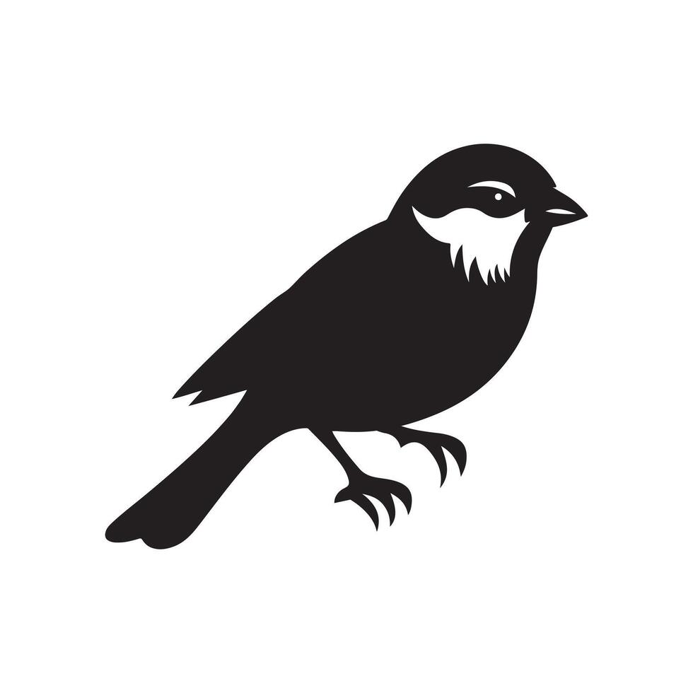 sparrow art illustration vector
