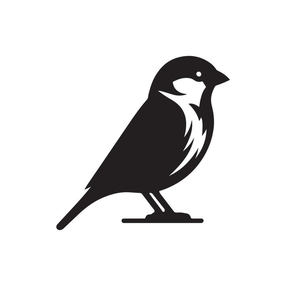 sparrow art illustration vector