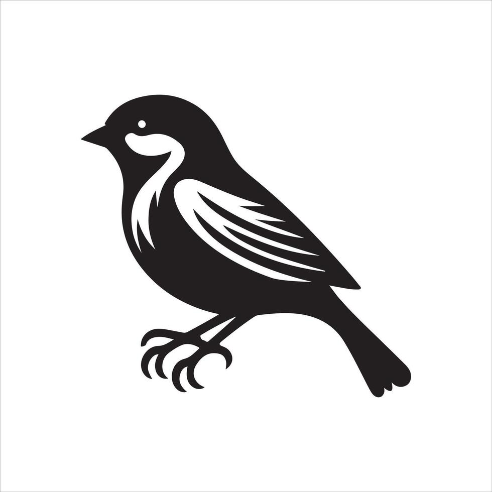sparrow art illustration vector
