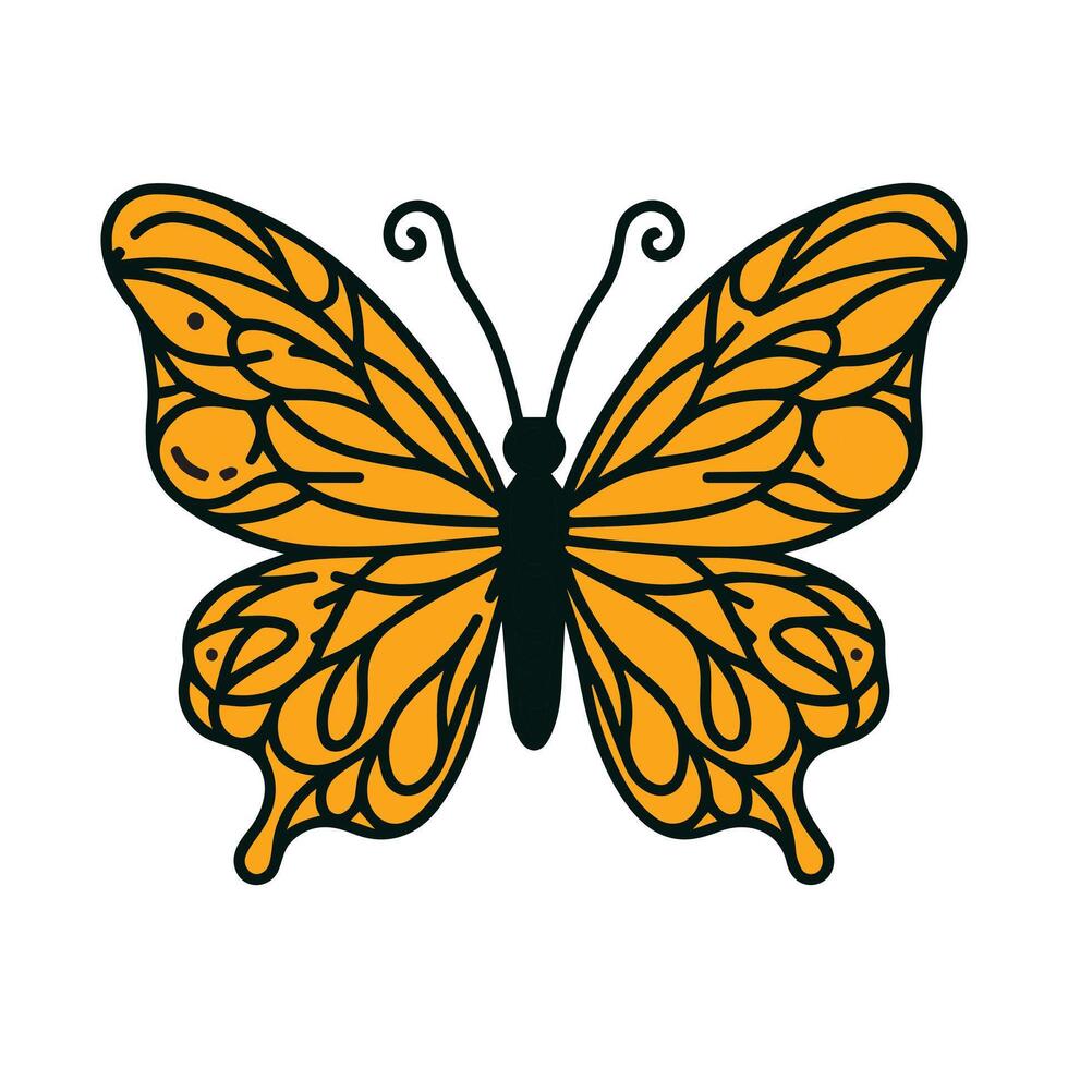 butterfly art illustration vector