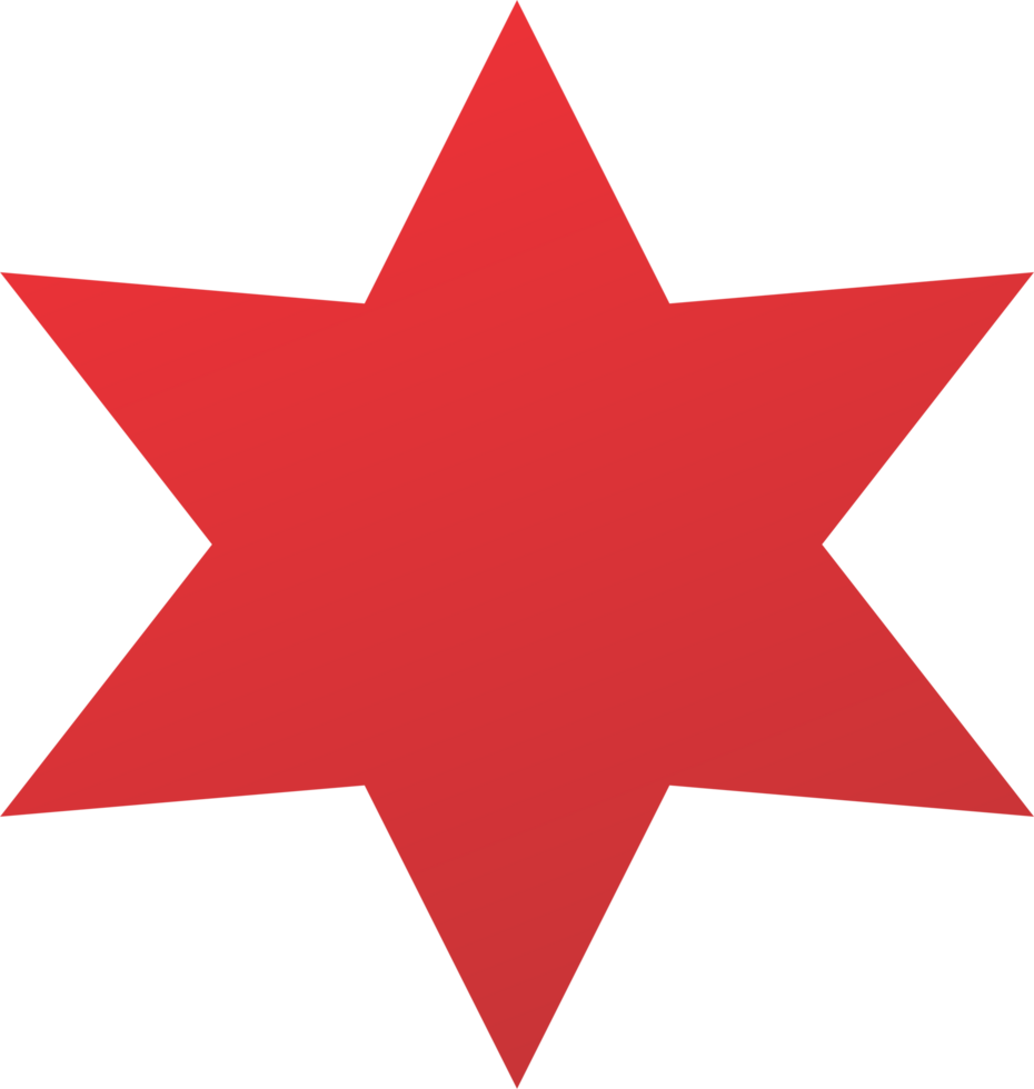 Red color star png