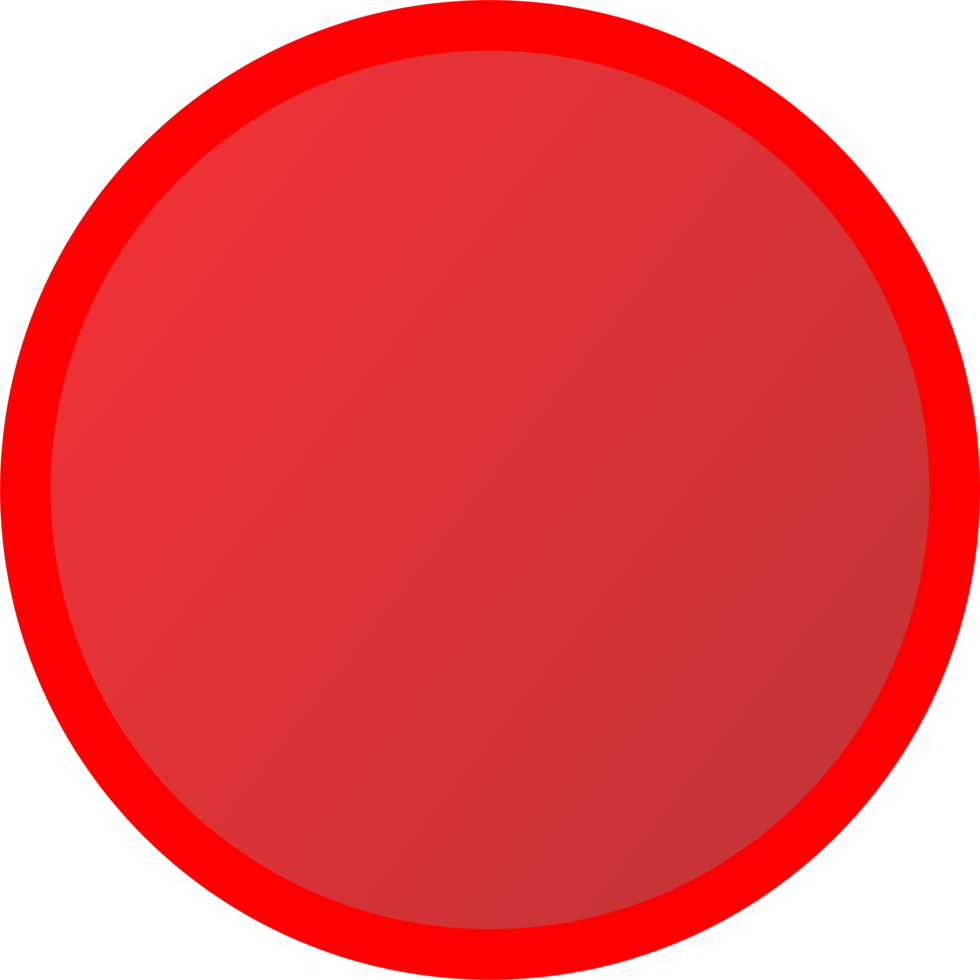 Red circle button stop png