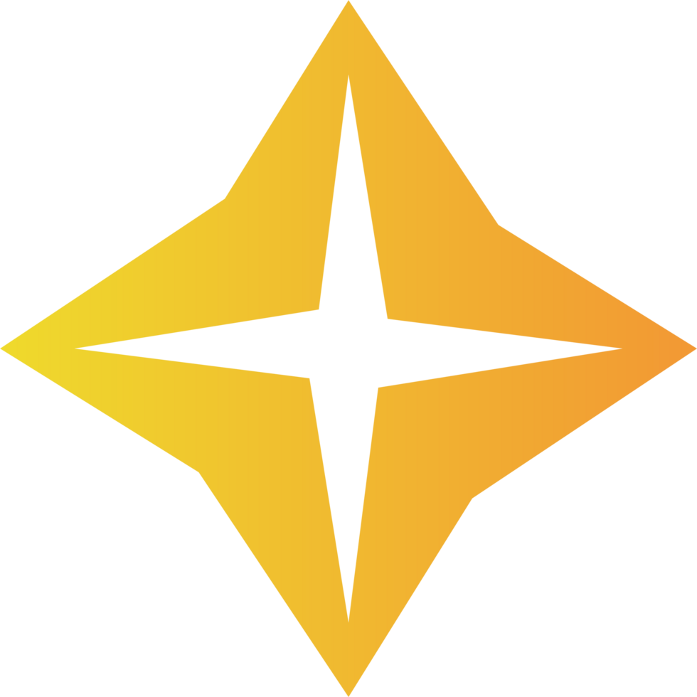 Star gold color png