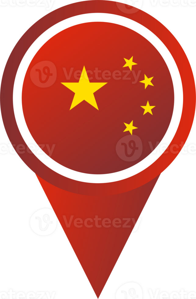 China pin map location png