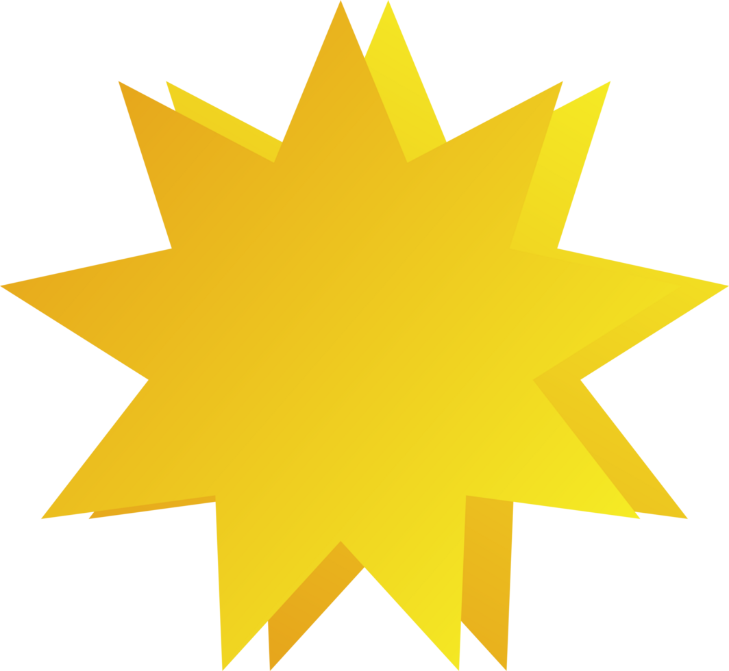 Gold color banner png