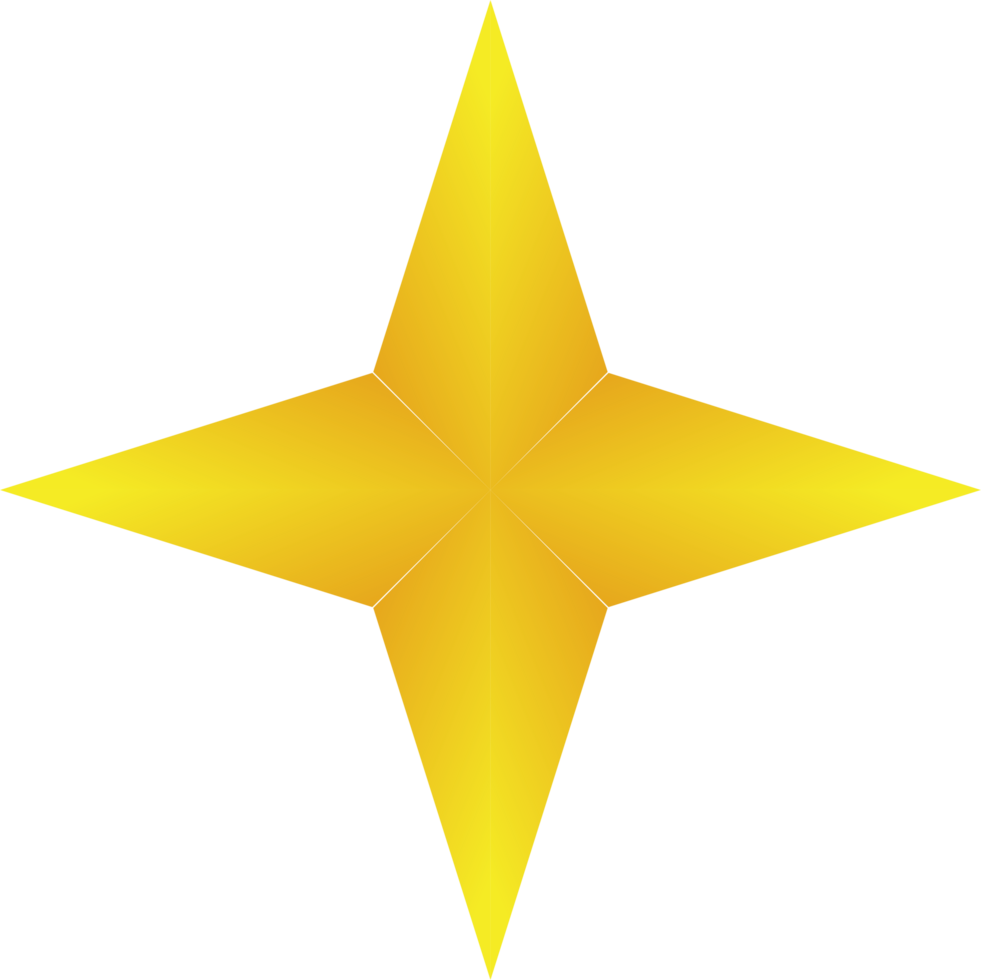 Star gold color png