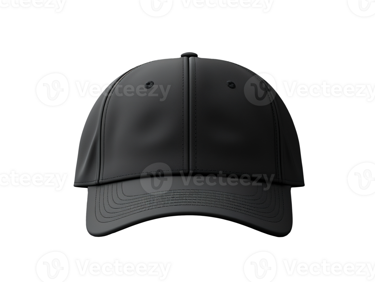 black baseball cap isolated png