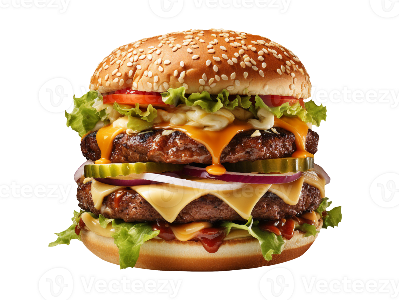 fastfood hamburger isolated png