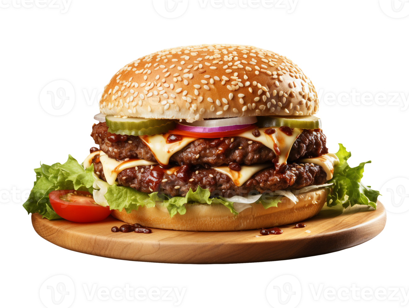 fastfood hamburger isolated png