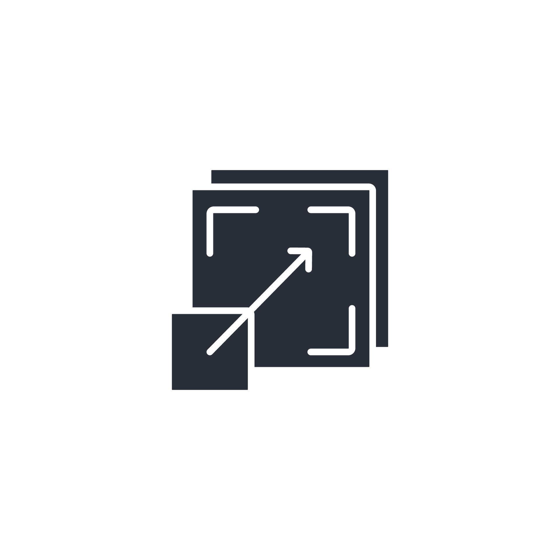 scalability icon. .Editable stroke.linear style sign for use web design ...